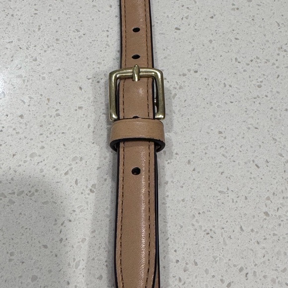 Coach Tan Leather North South Zip Crossbody - Picture 4 of 13